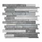 Preview: Mosaico MULTI ARDESIA-1 antracite/bianco/grigio