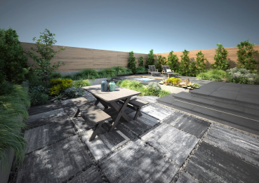 Imperial Vero   Betongartenplatte   L 800 mm B 800 mm H 50 mm