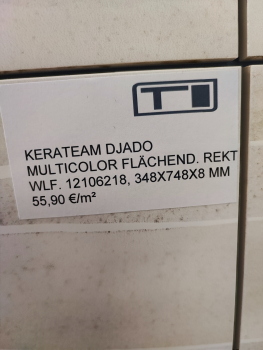 V+B NEW YORK DEK.LIGHT GREY MATT CP REKT.