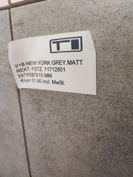 V+B NEW YORK GREY MATT REKT.