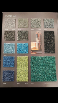 Preview: MANTUA DUNKELPETROL SCHWARZ MELIERT