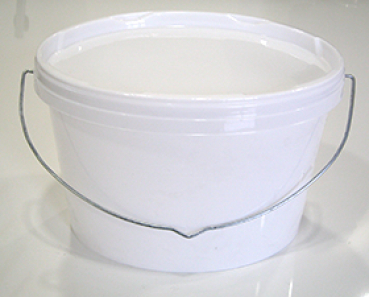 Kunststoffeimer weiß oval 5,5 Liter