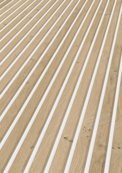 Paneel Linear Eiche sand/kristallweiß