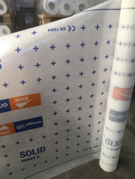 Allform Solid Varius G Dampfbremsfolie, sd-Wert 0,5-5m auf 75m² Rolle, mit Spezialfilm und Gittergewebe