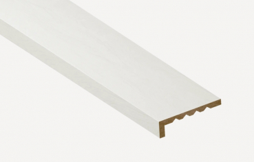 Abdeckleiste Birke grauweiß