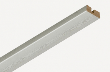 Deckenabschlussleiste Esche perlmuttweiß