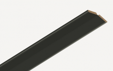 Faltwinkelleiste Uni mattschwarz