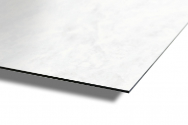 2550 x 1500 x 3,0 mm  Marmor Perl SPA Aluminium-Verbundelement