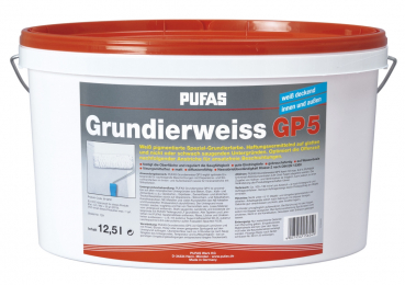 Pufas Grundierweiss GP5,  12,5 Liter