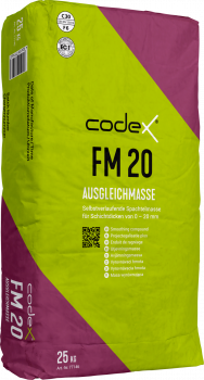 2 Paletten ( 84 Sack ) Ausgleichsmasse FM 20 Codex