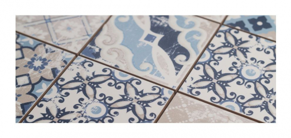 Casa PATCHWORK-1 azzurro 7,5x7,5 30x30x0,75