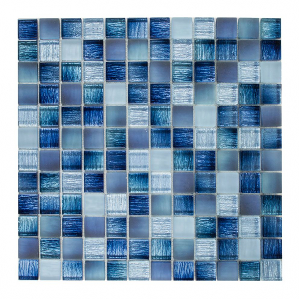 LINO-1 blue glzd/matt