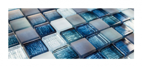 LINO-1 blue glzd/matt