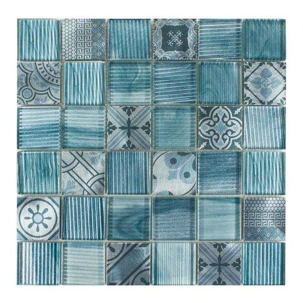 NOBLESSE-2 4,8x4,8 azzurro 30x30x0,8