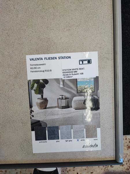 VALENTA STATION WHITE  REKT.