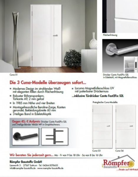 Die 3 Cuna -Türen - Modelle