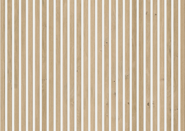 Paneel Linear Eiche sand/kristallweiß