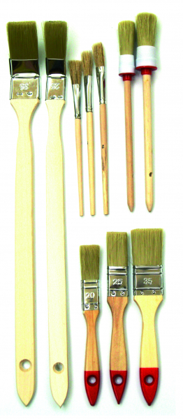 Pinsel - Set im Polybeutel, 10-teilig