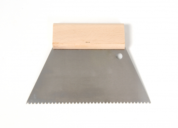 Kleberverteilspachtel trapezförmig 180mm