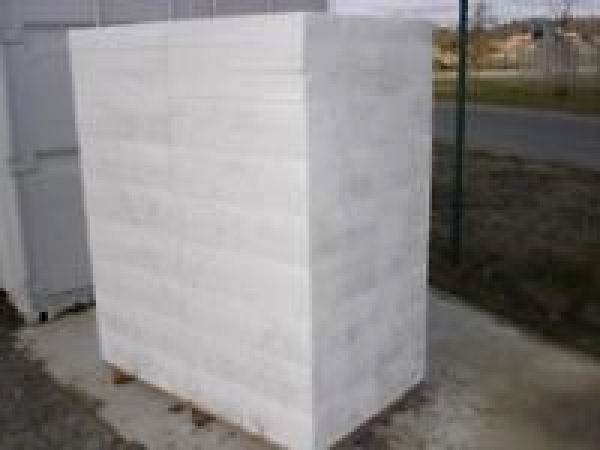 1 P. Plansteine PP2/0,4 - 8,5 x 19 x 62,5 cm - 15 m² - inkl. 25 Kg Kleber, frachtfrei