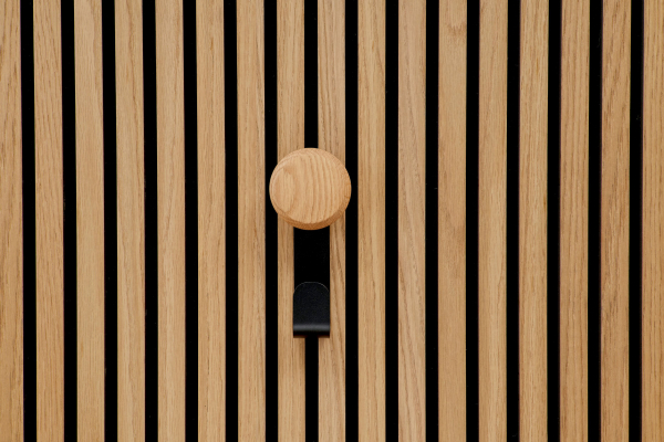 Jesper - Haken kurz mit Holzknopf Small