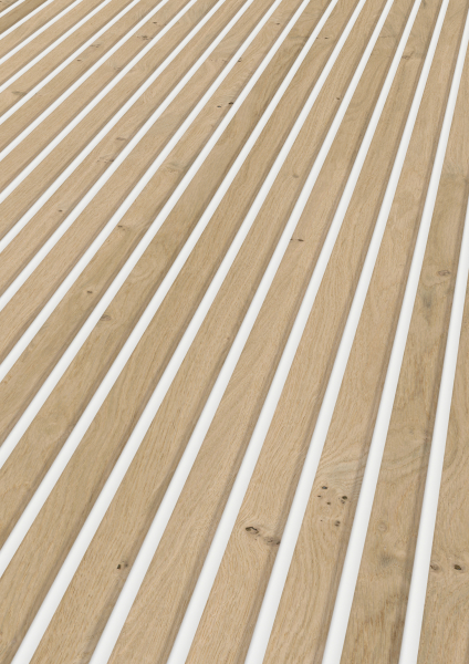 Paneel Linear Eiche sand/kristallweiß