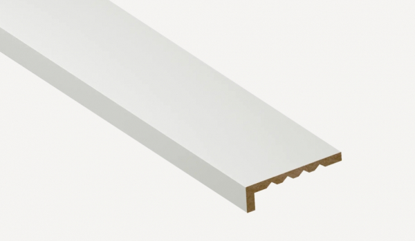 Abdeckleiste Uni glanzweiß