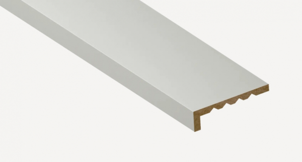 Abdeckleiste Uni kristallweiß