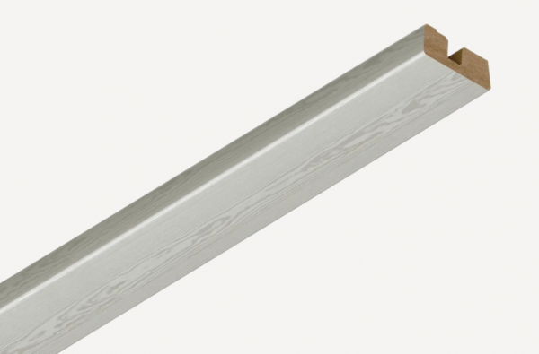 Deckenabschlussleiste Esche perlmuttweiß