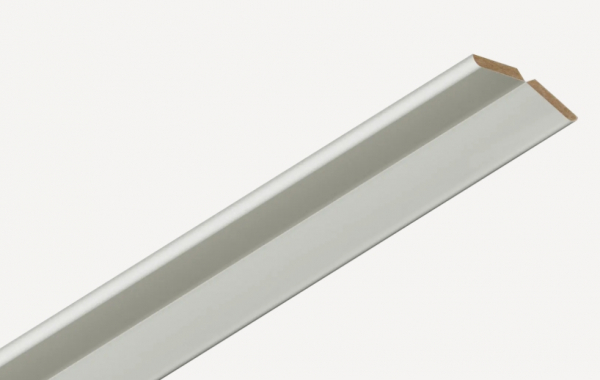 Faltwinkelleiste Esche kristallweiß