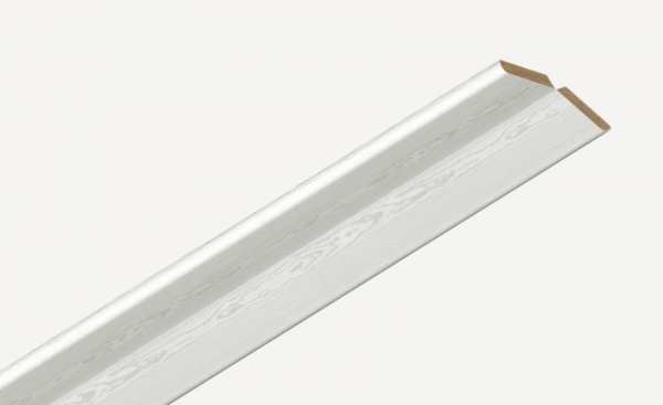 Faltwinkelleiste Esche perlmuttweiß