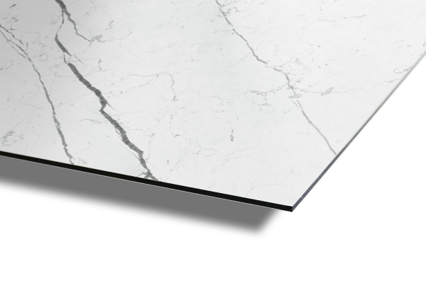 2550 x 1500 x 3,0 mm  Carama White Perl SPA Aluminium-Verbundelement