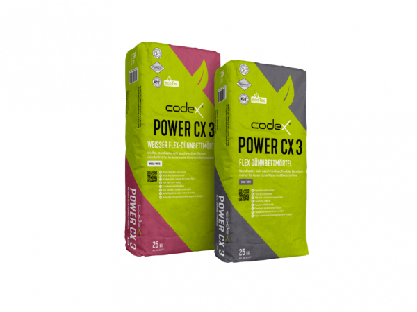 2 Paletten ( 84 Sack ) Codex Power CX 3 Fliesenkleber 25 Kg