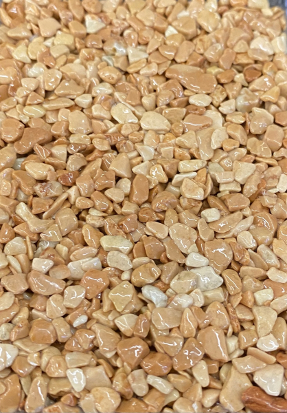 Steingranulat für Steinteppich Epodex Arancia