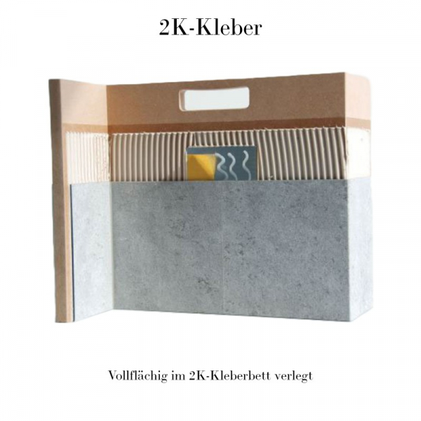2550 x 1500 x 3,0 mm  Stein grau hell neutral Steinstruktur   SPA Aluminium-Verbundelement