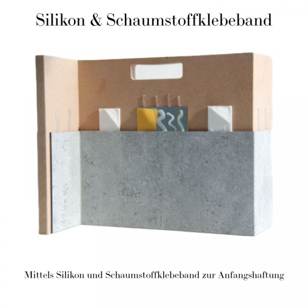 2550 x 1500 x 3,0 mm   Carnico Perl  SPA Aluminium-Verbundelement