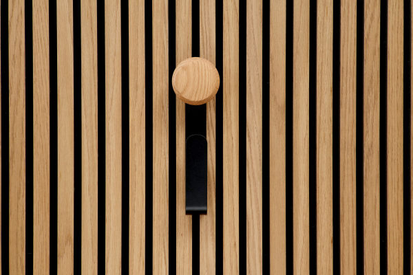 Jesper - Haken lang mit Holzknopf Large