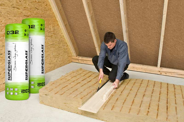 Superglass Klemmfilz  WLG 032 in 180mm - 3,13 m²